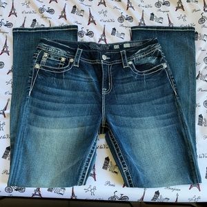 Miss Me Mid Rise Bootcut Jeans Size 11/12